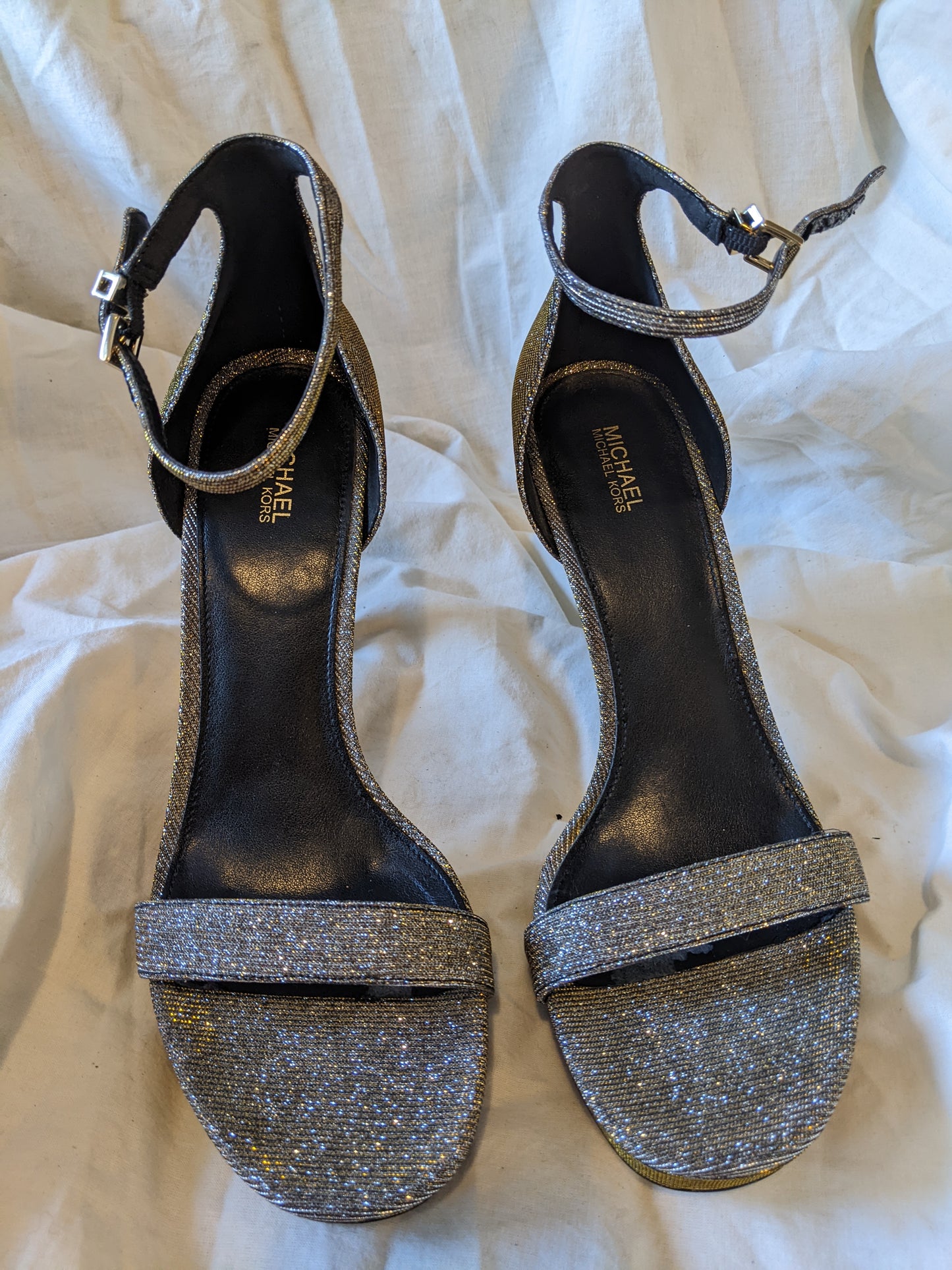 Michael Kors "Margot Glitter Platform heels" sz 9.5