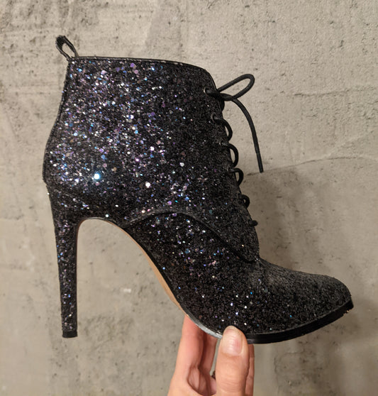Aldo glitter boots size 8.5