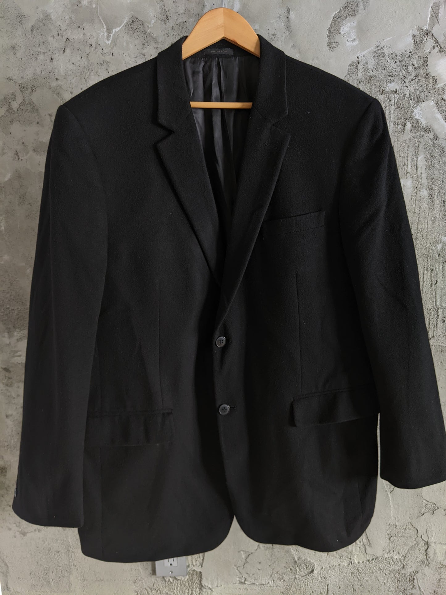 Gardena black 100% cashmere jacket sz 46L