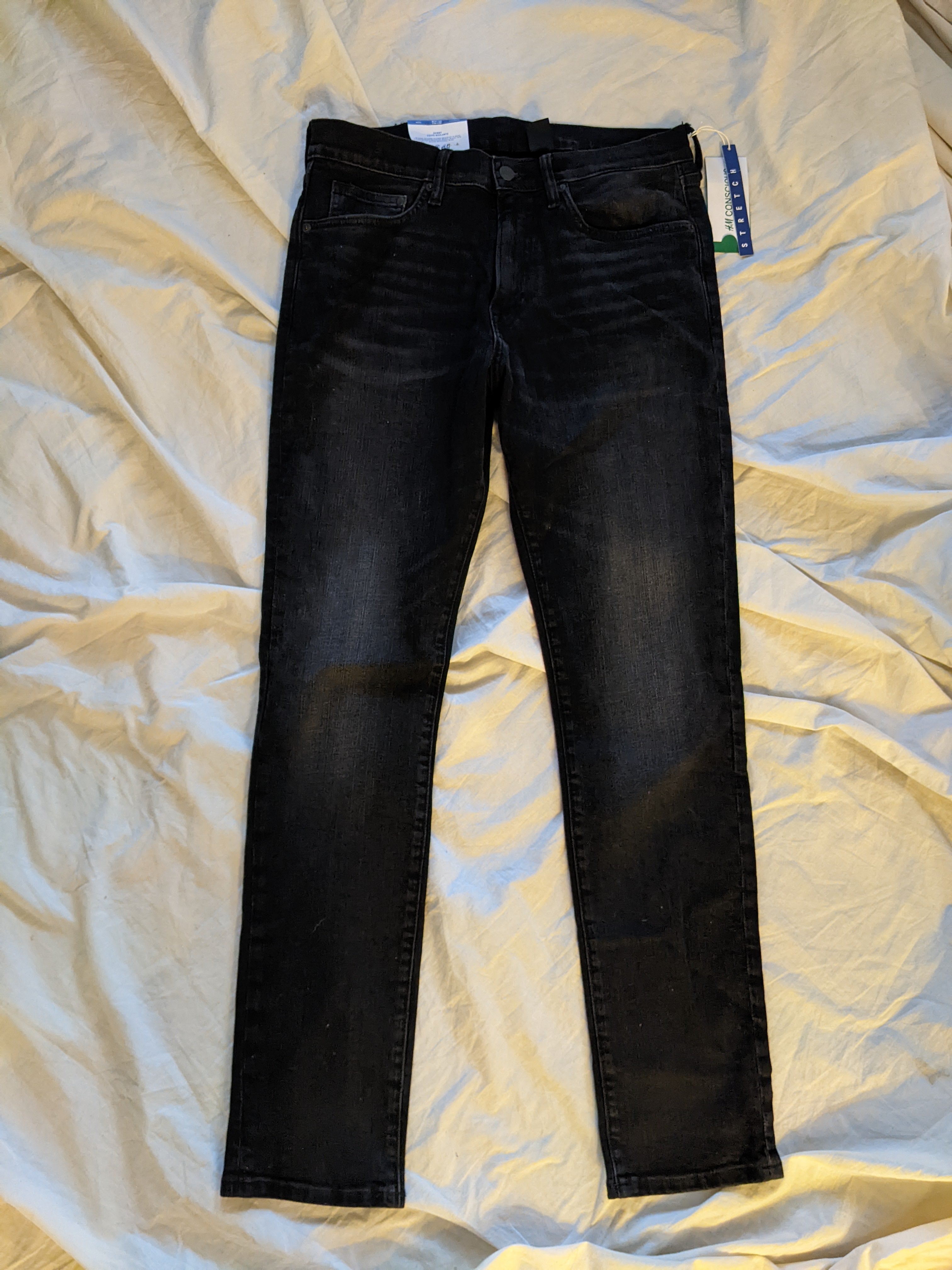 NWT H M Conscious Collection black skinny jeans sz 34 32 Kristen s Consignment