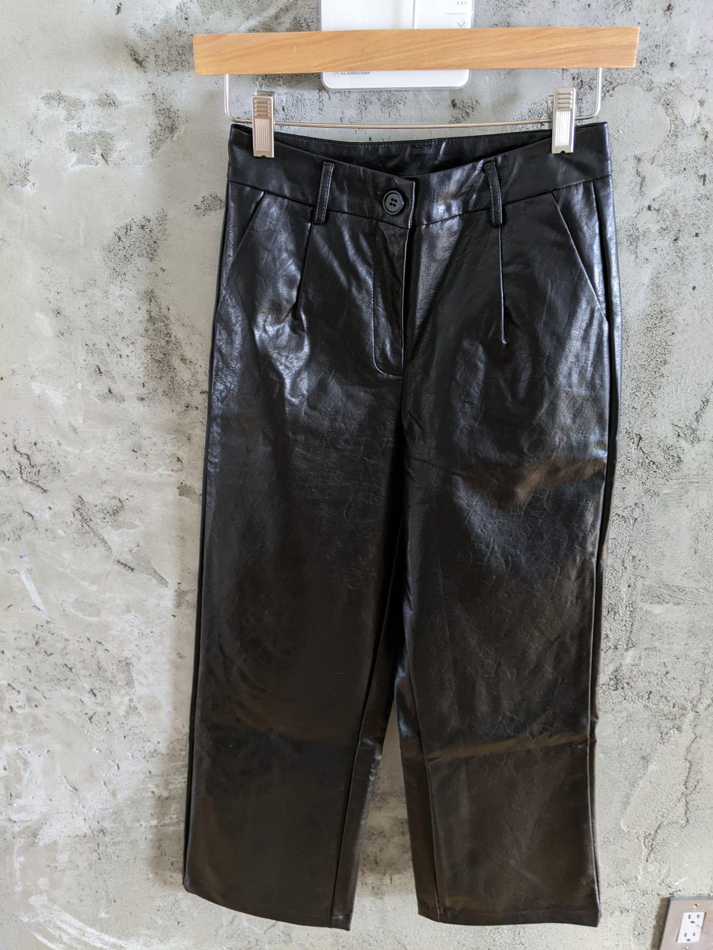 NWOT! Pink Martini Straight to the Chase Leather Pants sz XS