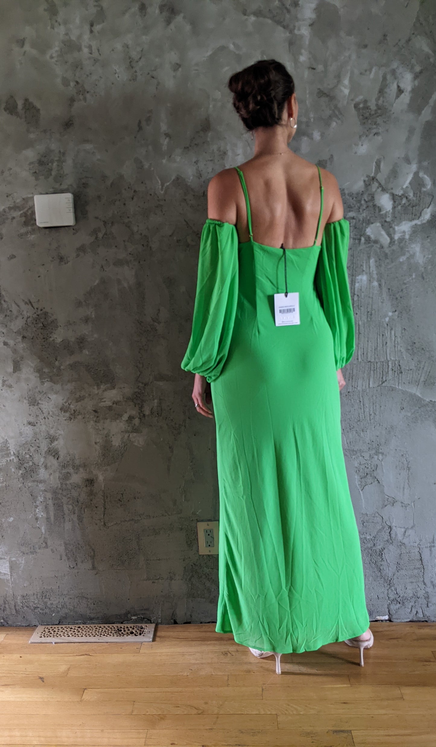 NWT! RNWY Sydney Skaikru dress apple green sz S