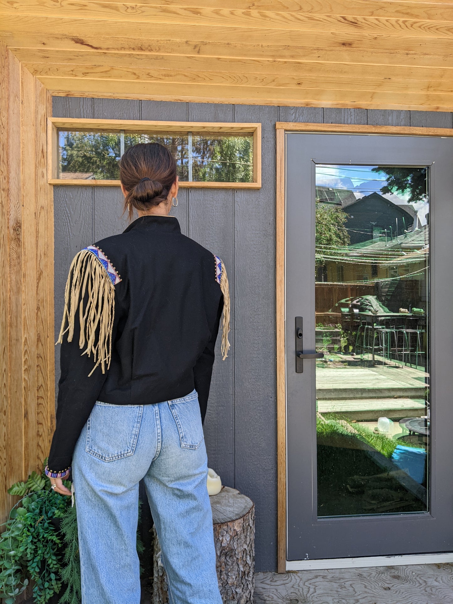 DoubleD Ranchwear fringe jacket. Fits S/M