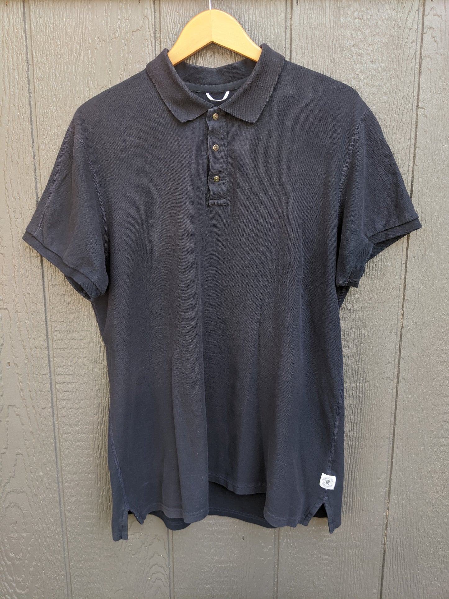 Reigning Champ navy Athletic Pique Polo sz XL