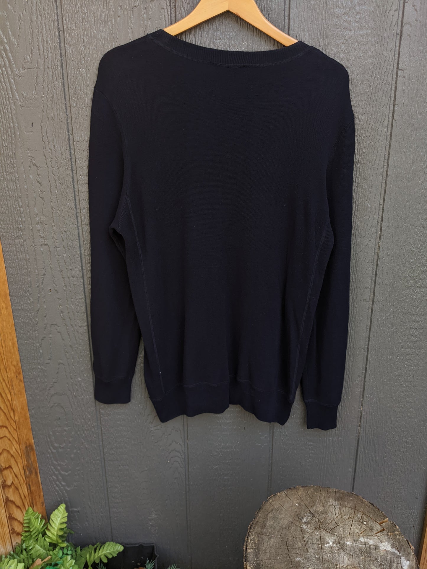 A.P.C navy sweater sz XL