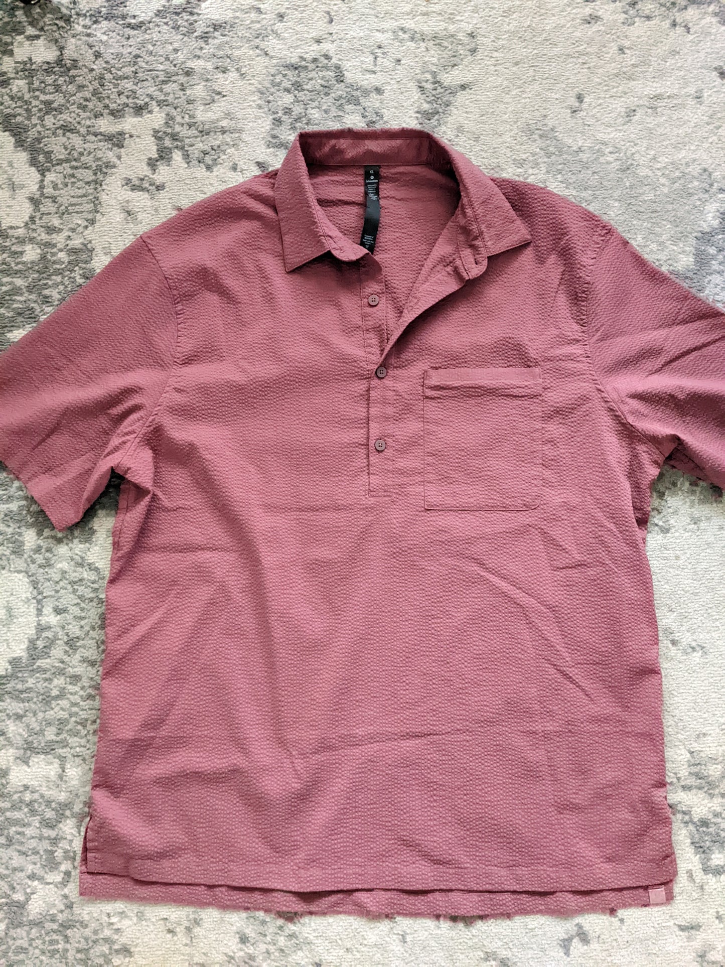 LULULEMON SteetLite Popover in Smoky Red sz XL