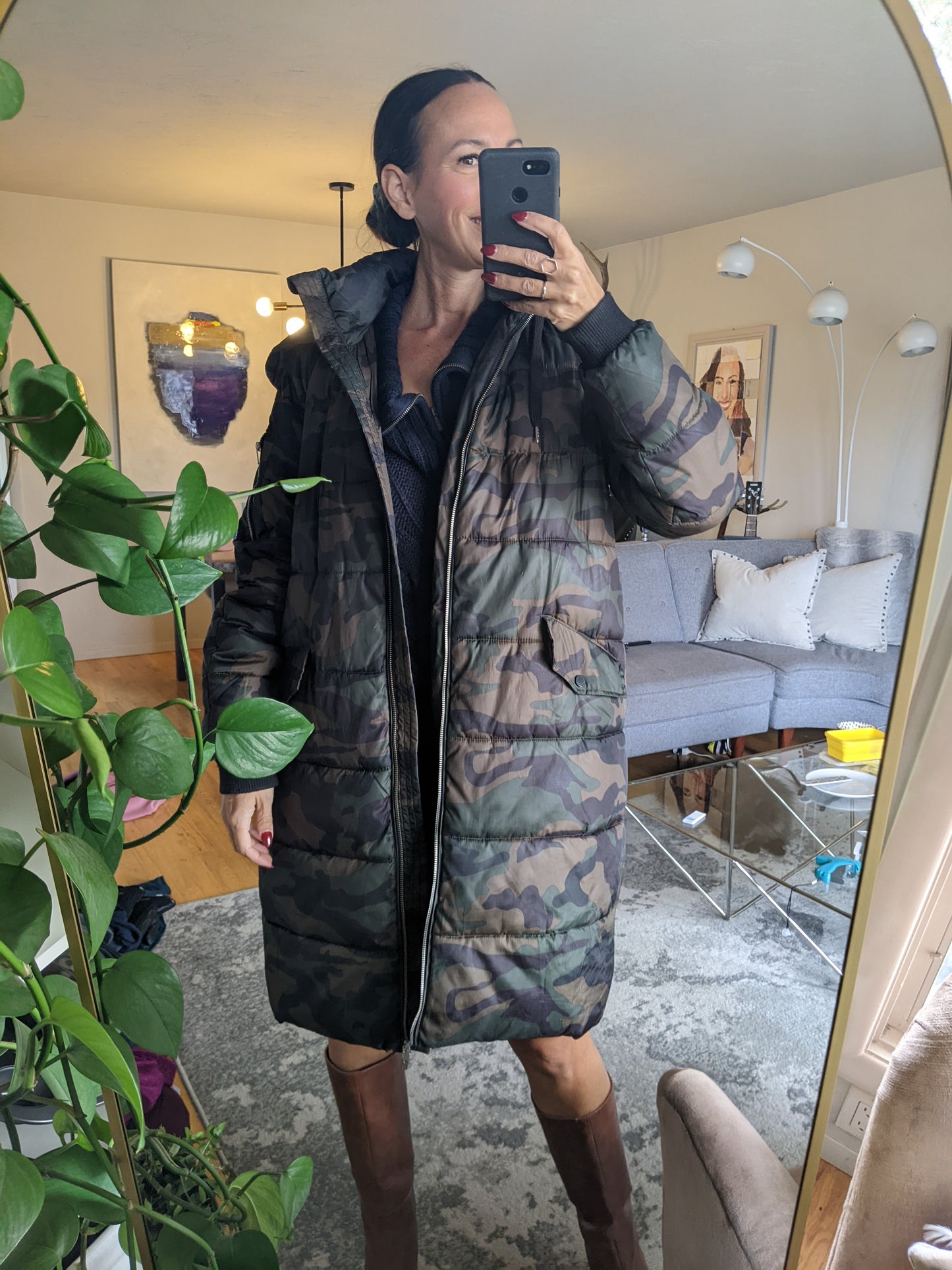 Vera Moda camouflage jacket sz Lrg