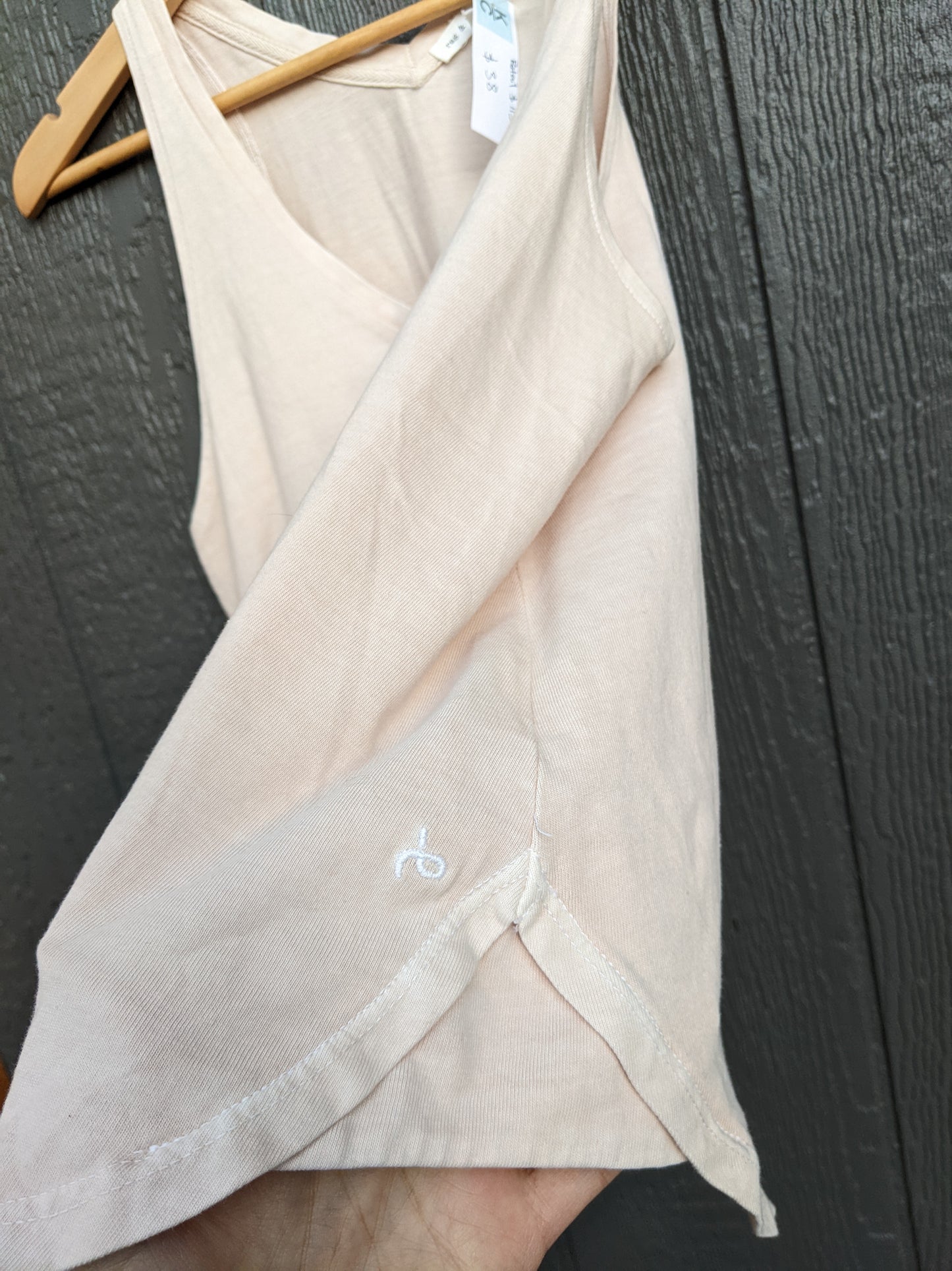 Rag and Bone/Jean blush tank top. Fits XS-M