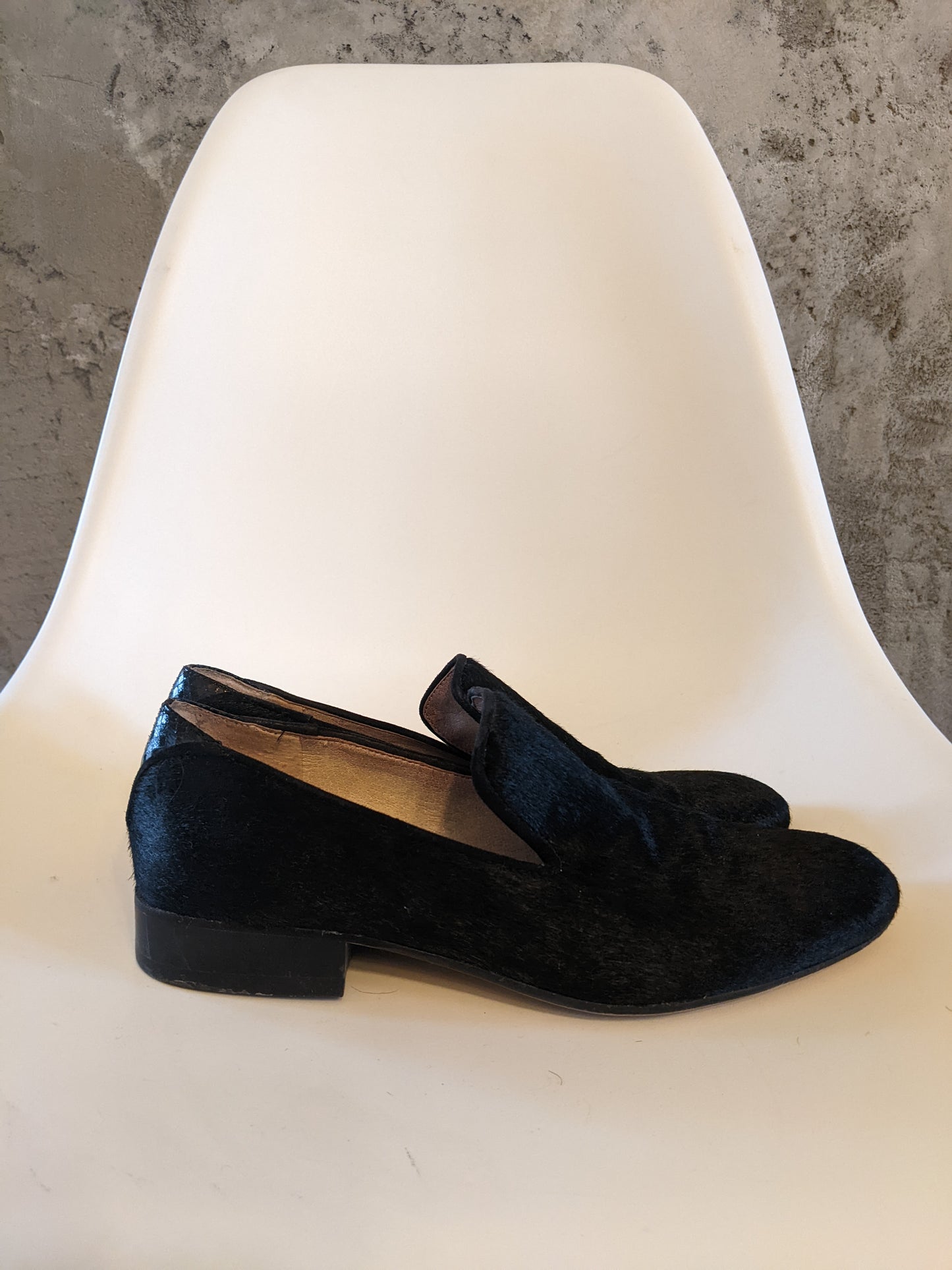 Sam Edelman calf hair "kalinda" loafers sz 8.5