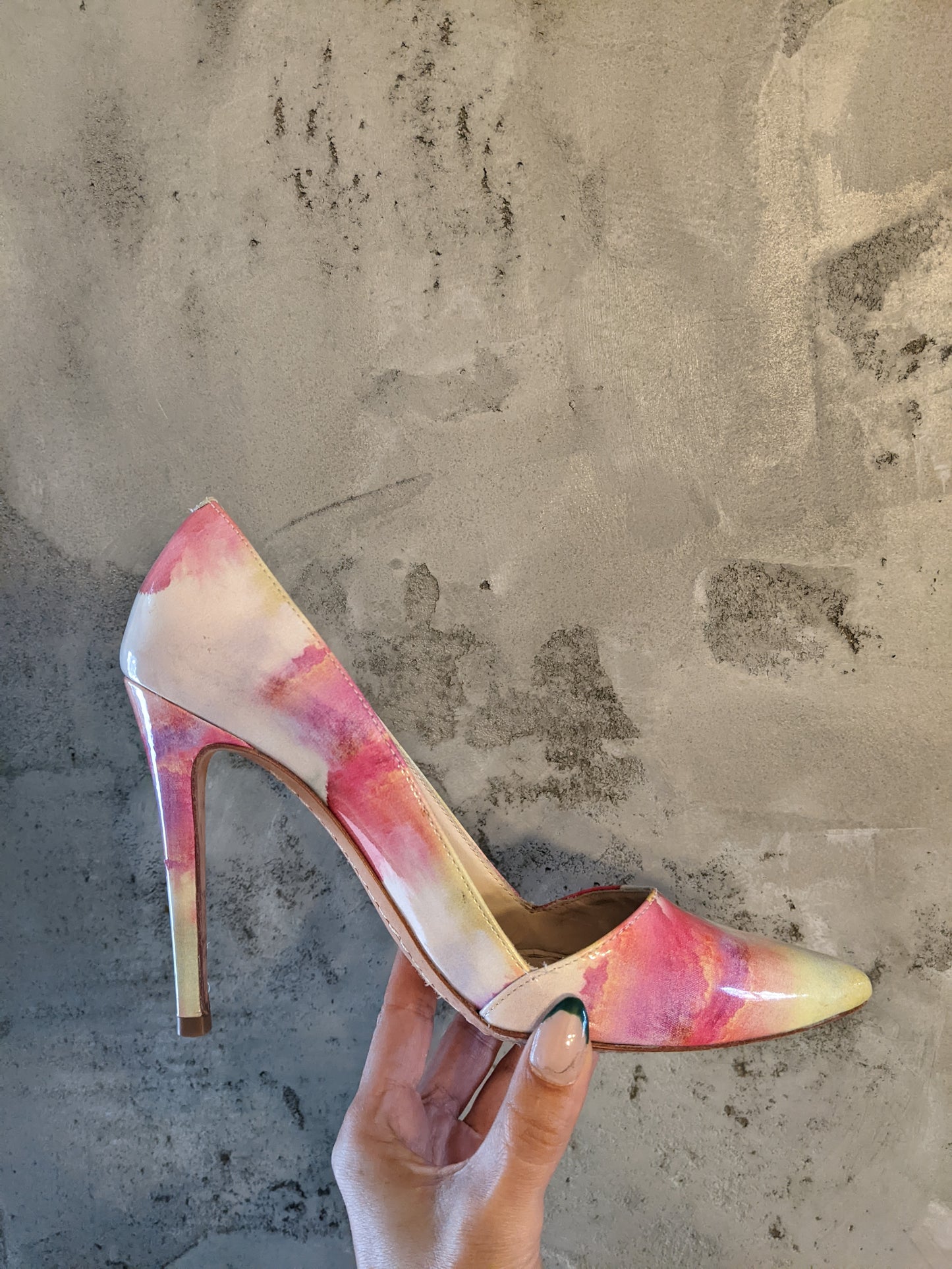 Alice + Olivia watercolor pumps size 38.5