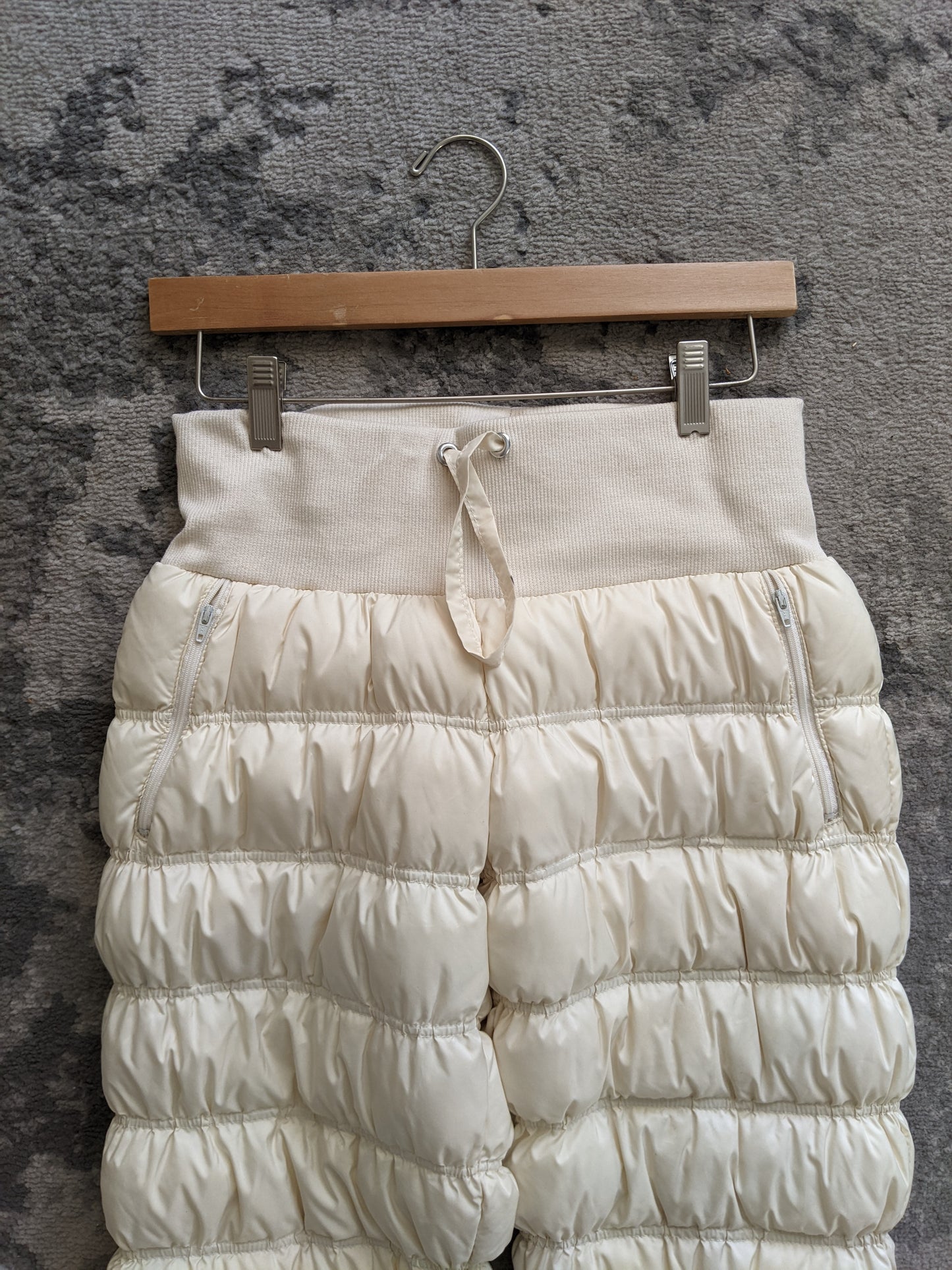 Cream Puffer Snow Pants sz XS