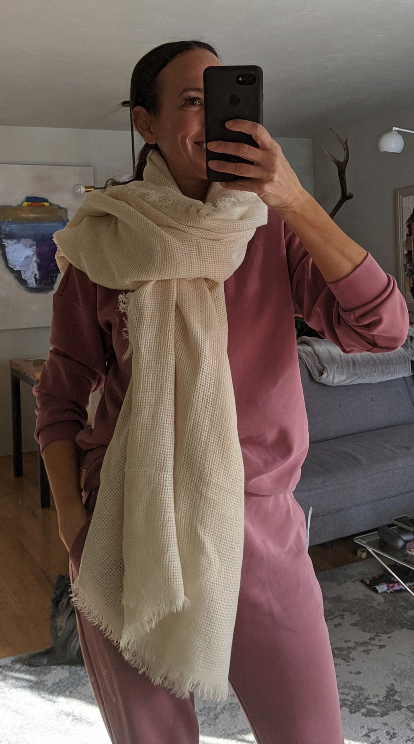 NWT! Treasure & Bond oversized lightweight gauzy scarf