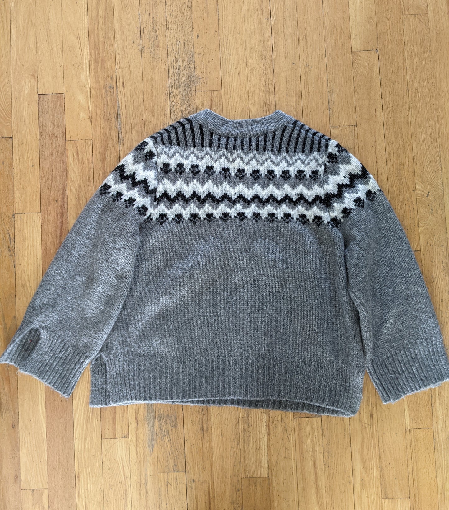 Zara oversized boxy sweater sz S