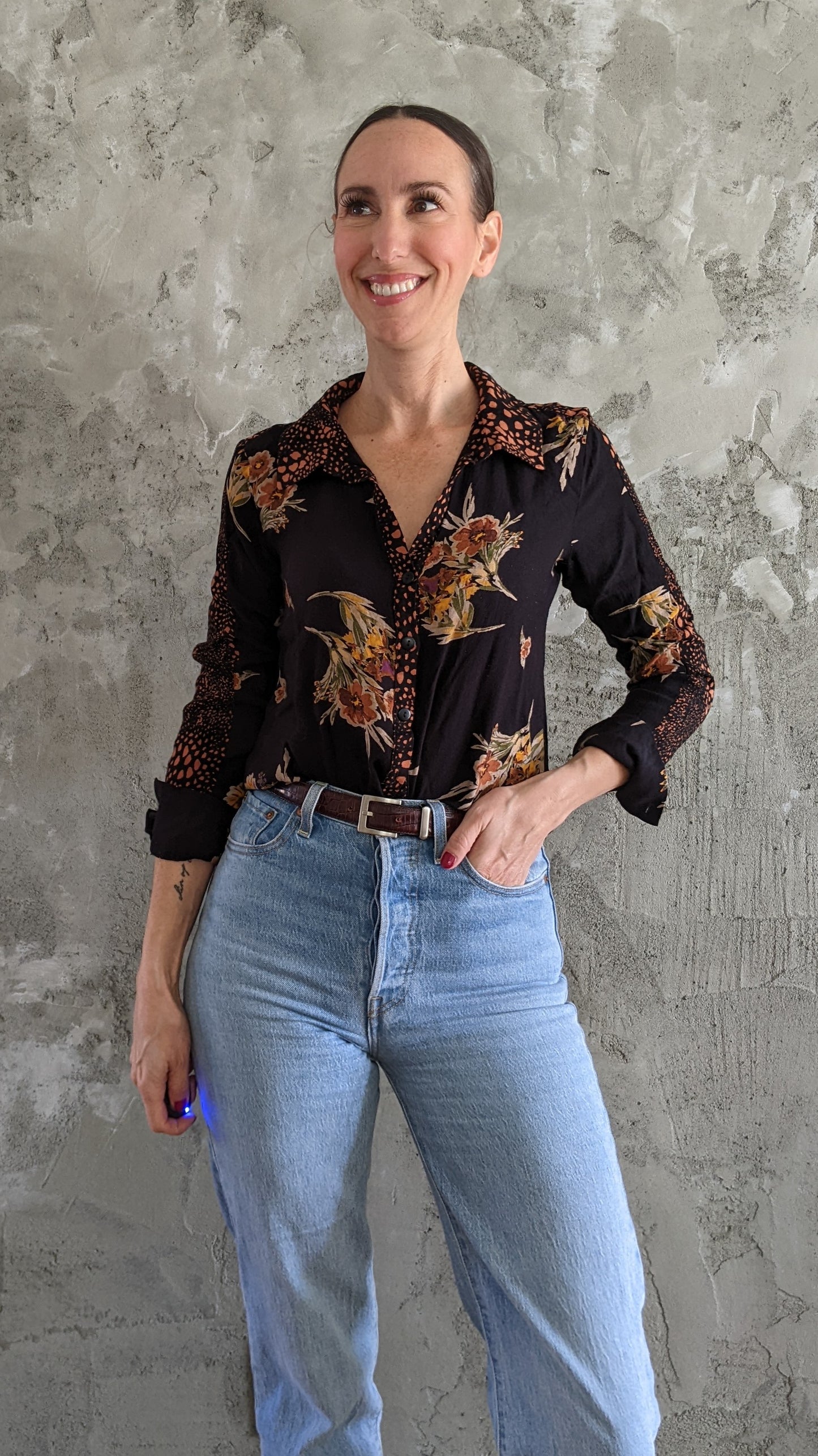 Saltwater Luxe top sz M