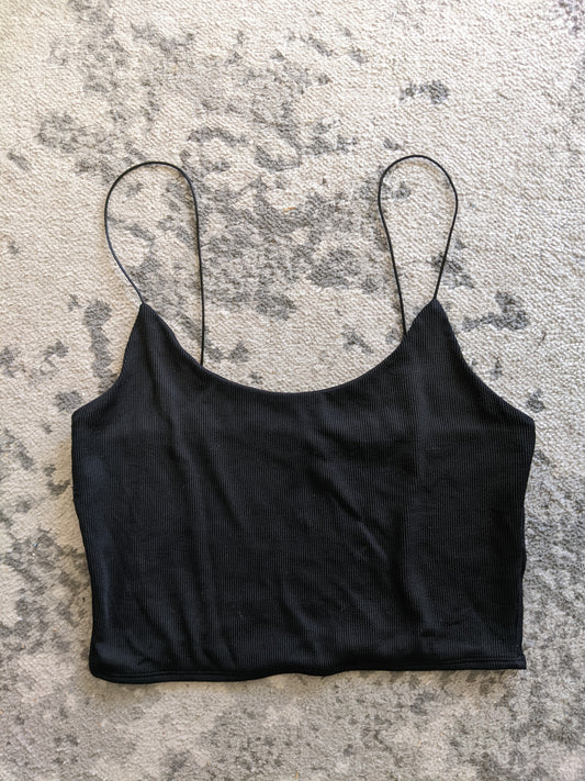 Zara ribbed crop top tank sz M