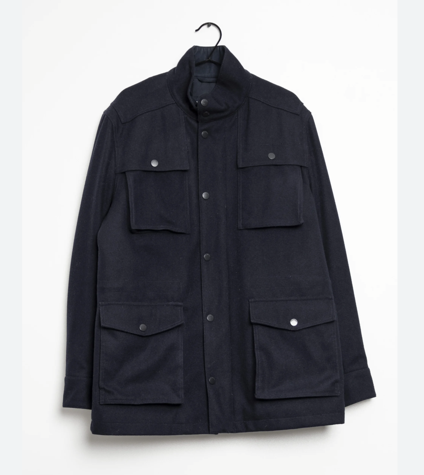 Ben Sherman navy Four-Pocket Melton Field Jacket sz M