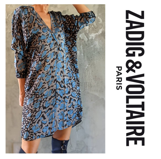 Zadig & Voltaire shirt dress sz S.