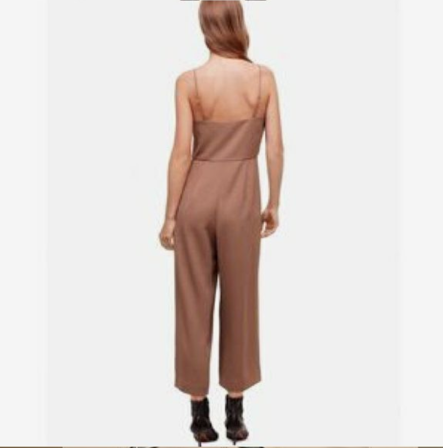 Aritzia Babaton Esteban Jumpsuit in Nutmeg sz 6