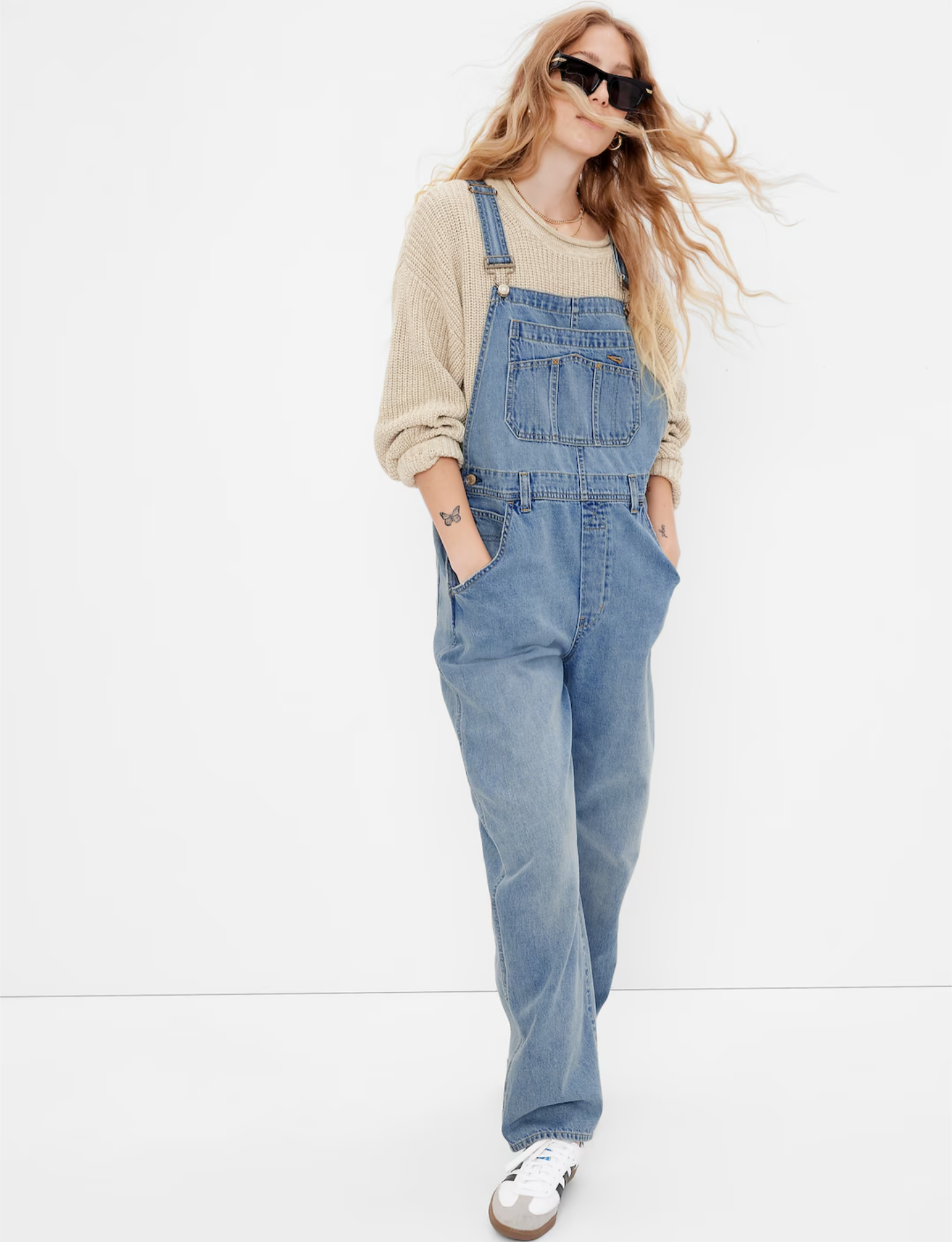 Gap "90's Loose Overalls" sz S