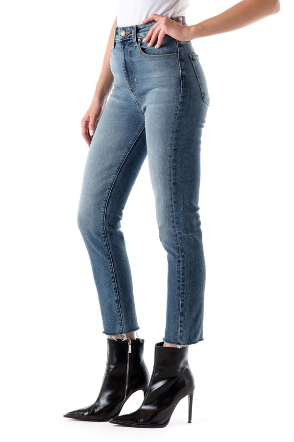 Fidelity Twiggy High Waist Crop Slim Jeans sz 27