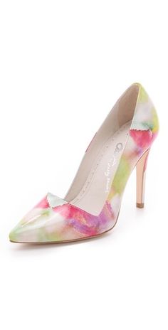 Alice + Olivia watercolor pumps size 38.5