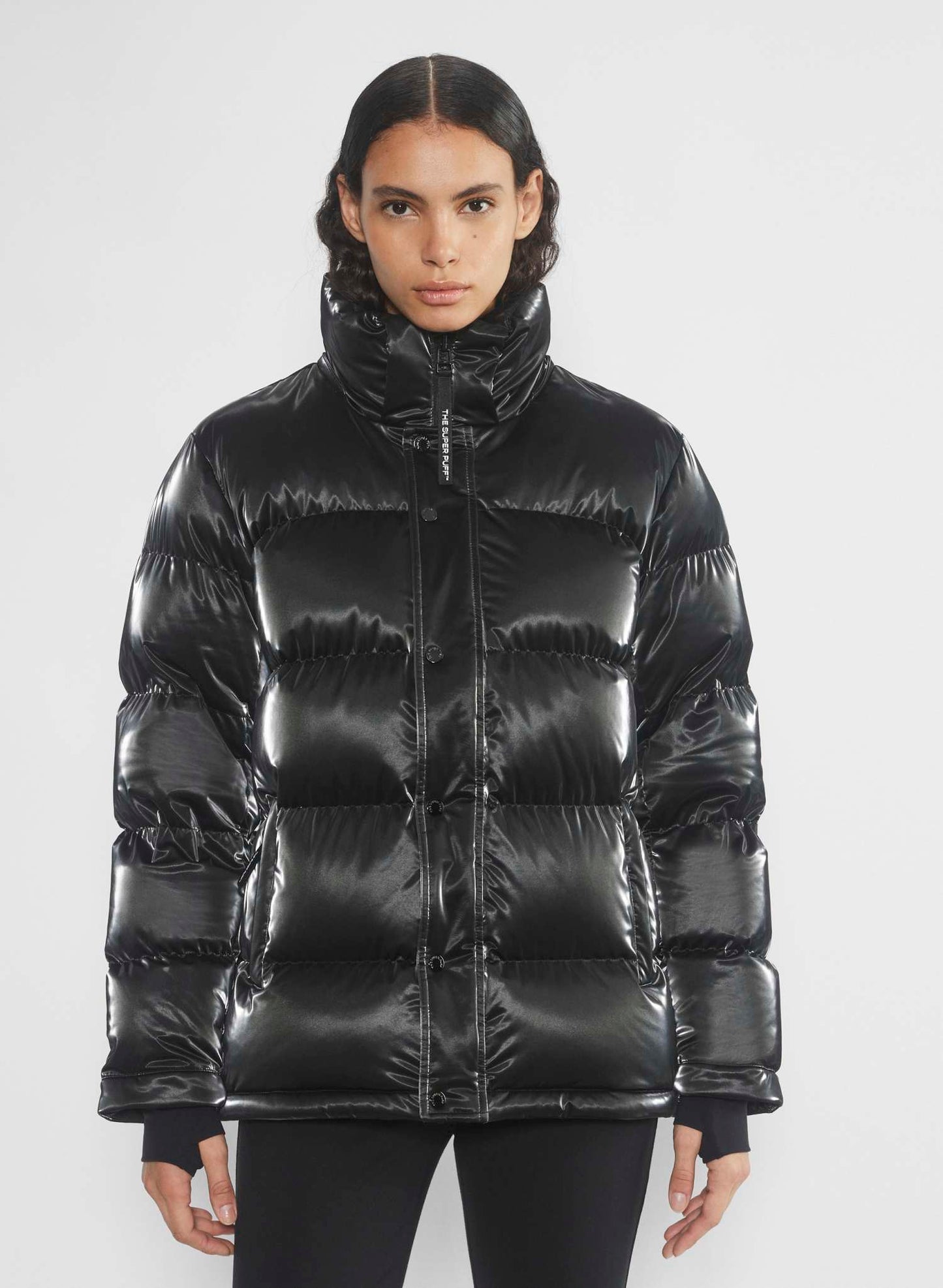 Like new!! Aritzia The Super Puff™ Liquid Shine goose down puffer jacket sz Small.