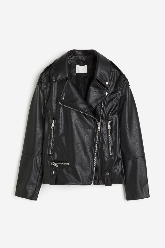 H&M biker jacket sz Lrg