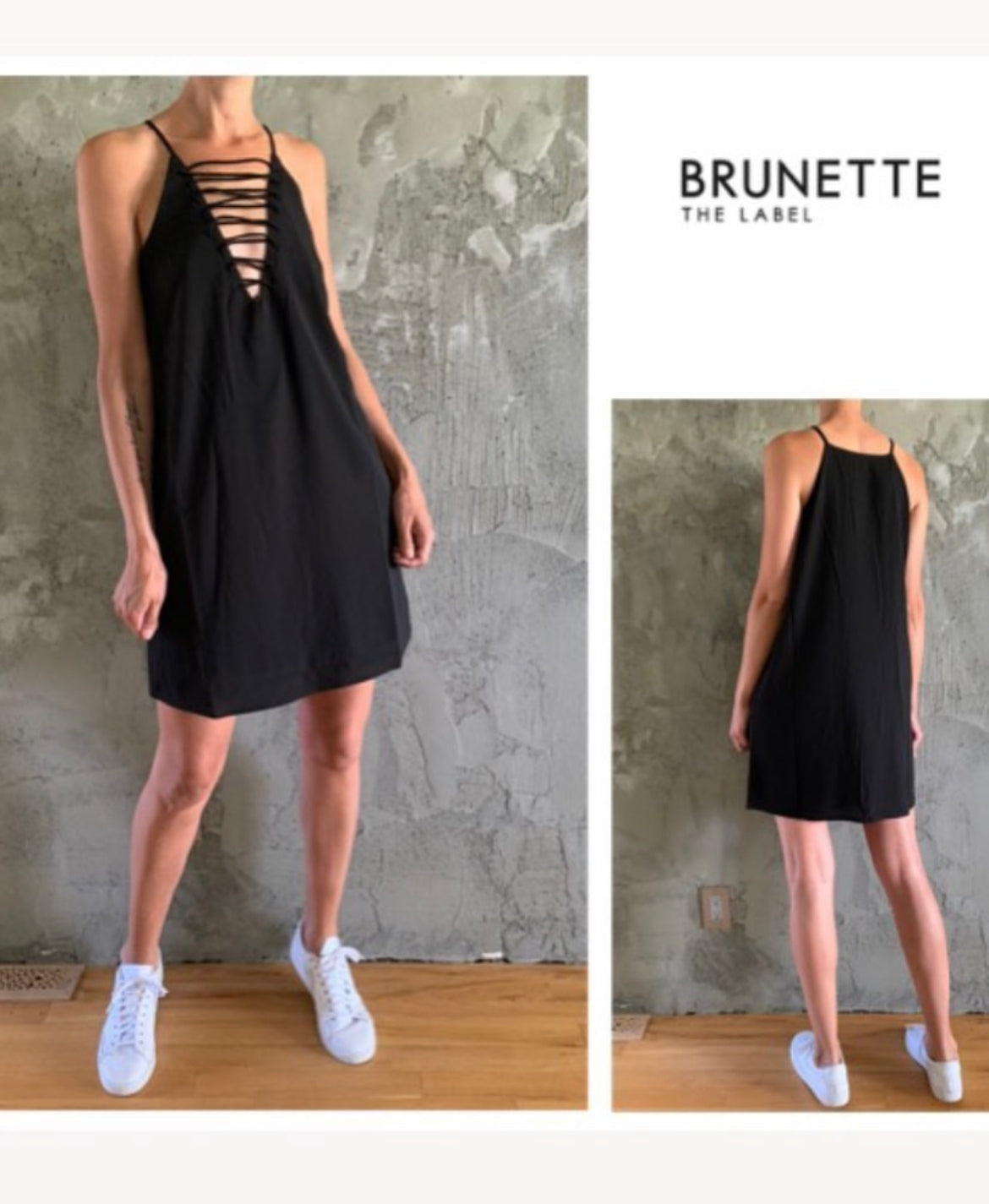 NWT! Brunette the Label “Helena” dress sz M
