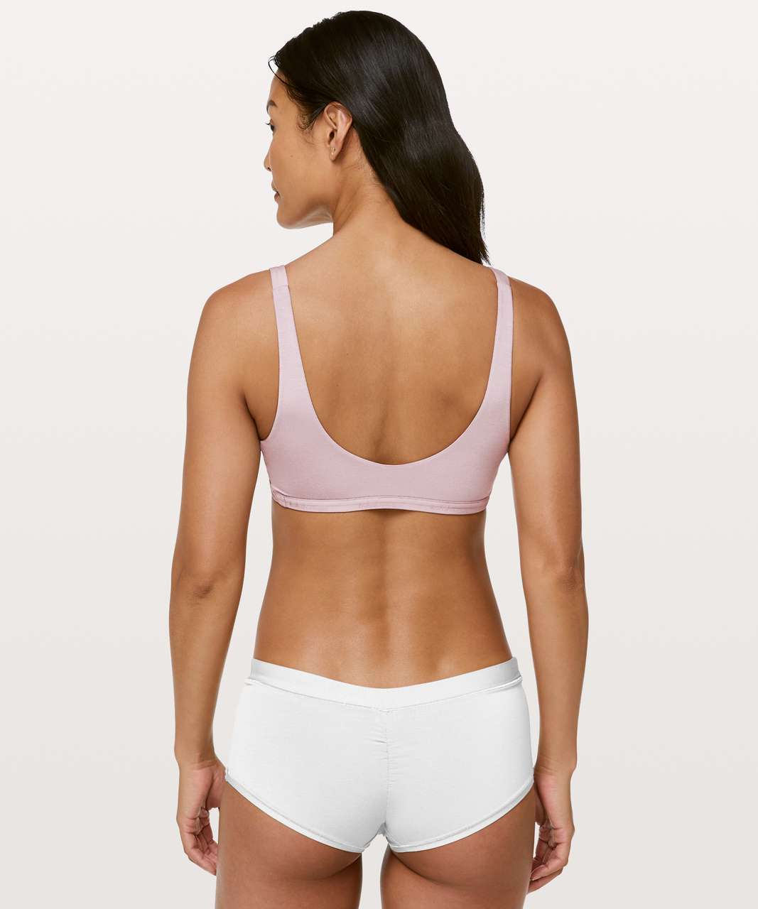 LULULEMON Simply Gathered Bralette light pink sz M