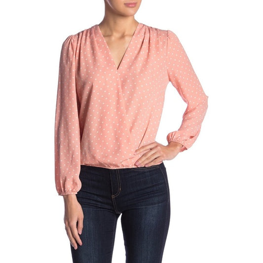 NWT!! Elodie heart print blouse sz XS