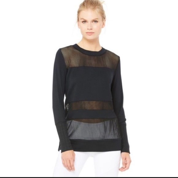 Alo Yoga mesh long sleeve sz XS/S