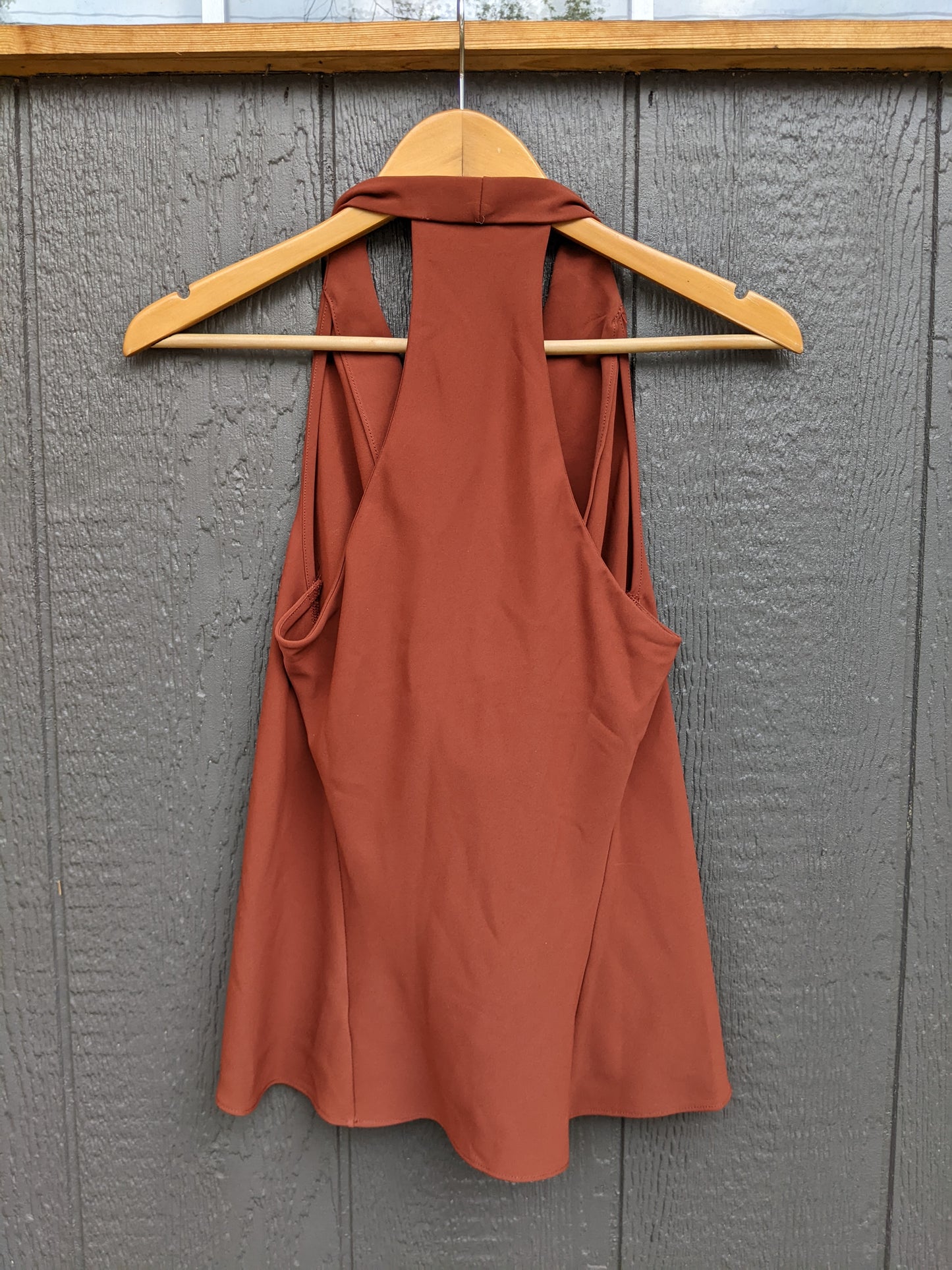 A.L.C Dixon Cowlneck Top In Brunette sz 2