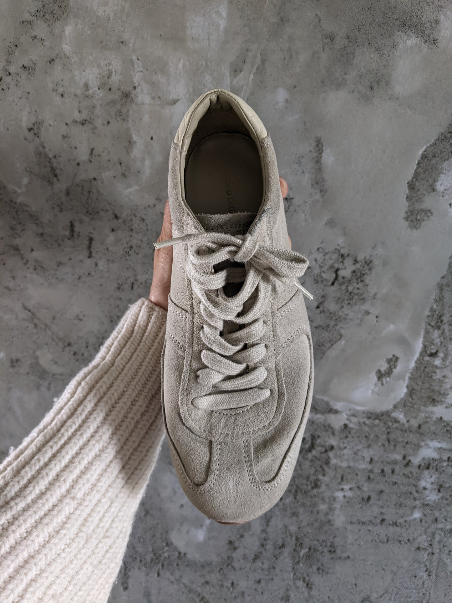 New! Massimo Dutti suede trainers sz 38