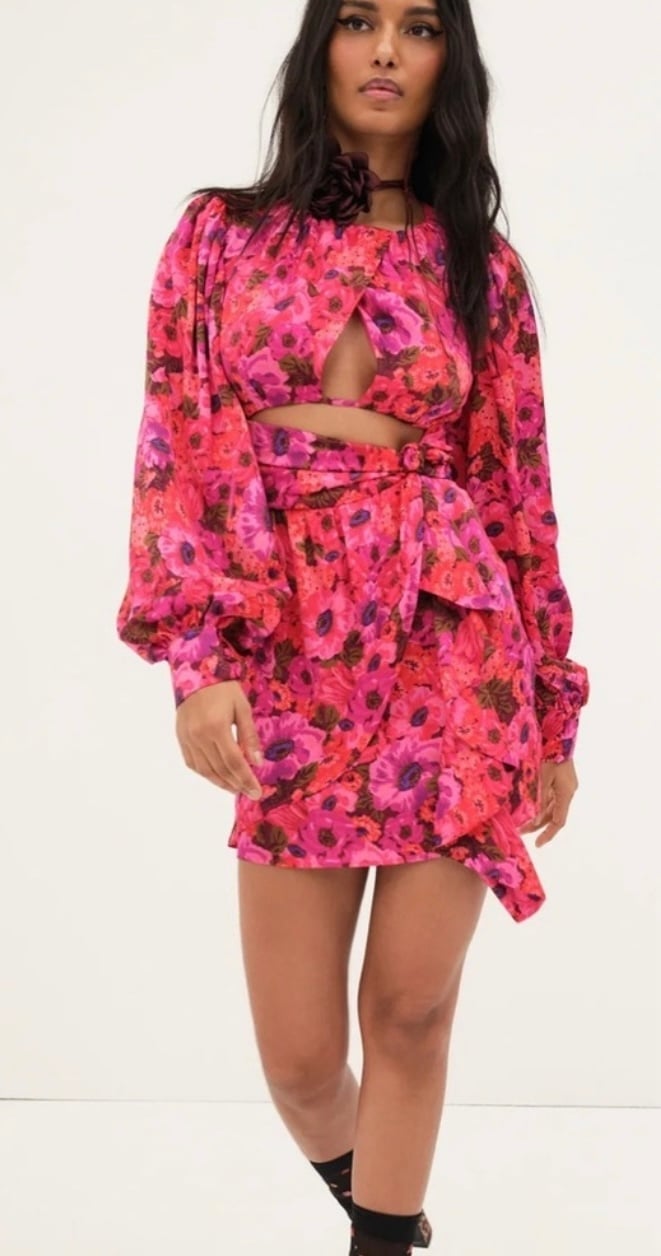 For Love & Lemons Lauren Dress sz Lrg