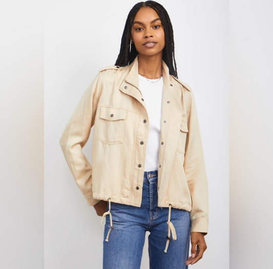 RAILS - Collins Trench Jacket in Bone sz Lrg