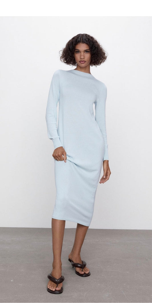 Zara back vent dress sz Lrg