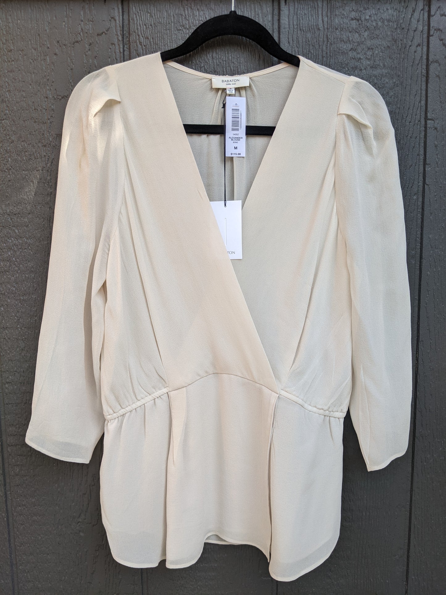 NWT! Babaton Alexander blouse sz M
