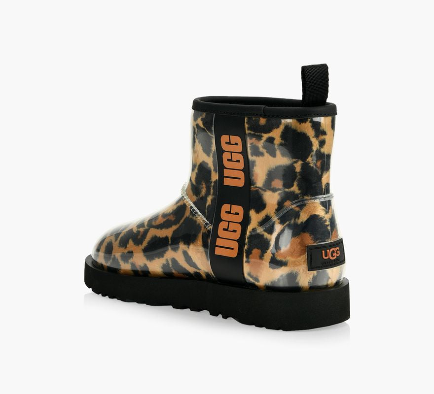 UGG Classic Clear Mini Panther sz 8.