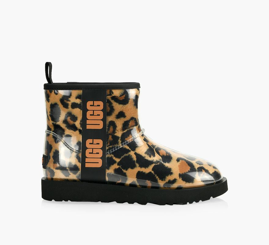 UGG Classic Clear Mini Panther sz 8.