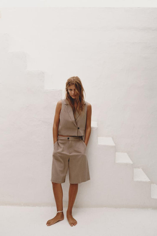 Zara 2 peice vest(XS) and shorts(S) set