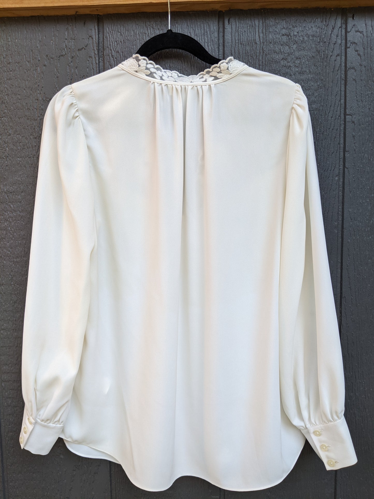 Kate Spade embroidered boho blouse sz Lrg