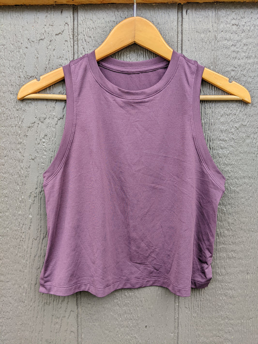 Lululemon crop mesh tank sz 4/6