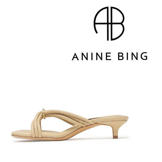 Brand NEW!! Anine Bing - Suki Sandals in Sand sz 36.