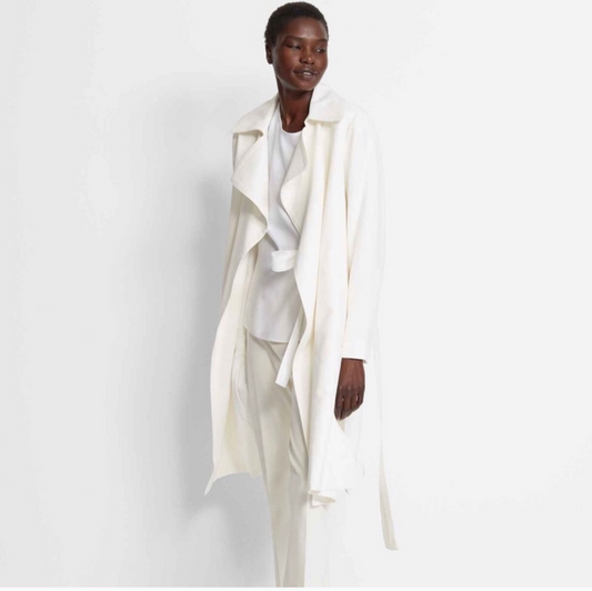 Club Monaco tie front trench sz S