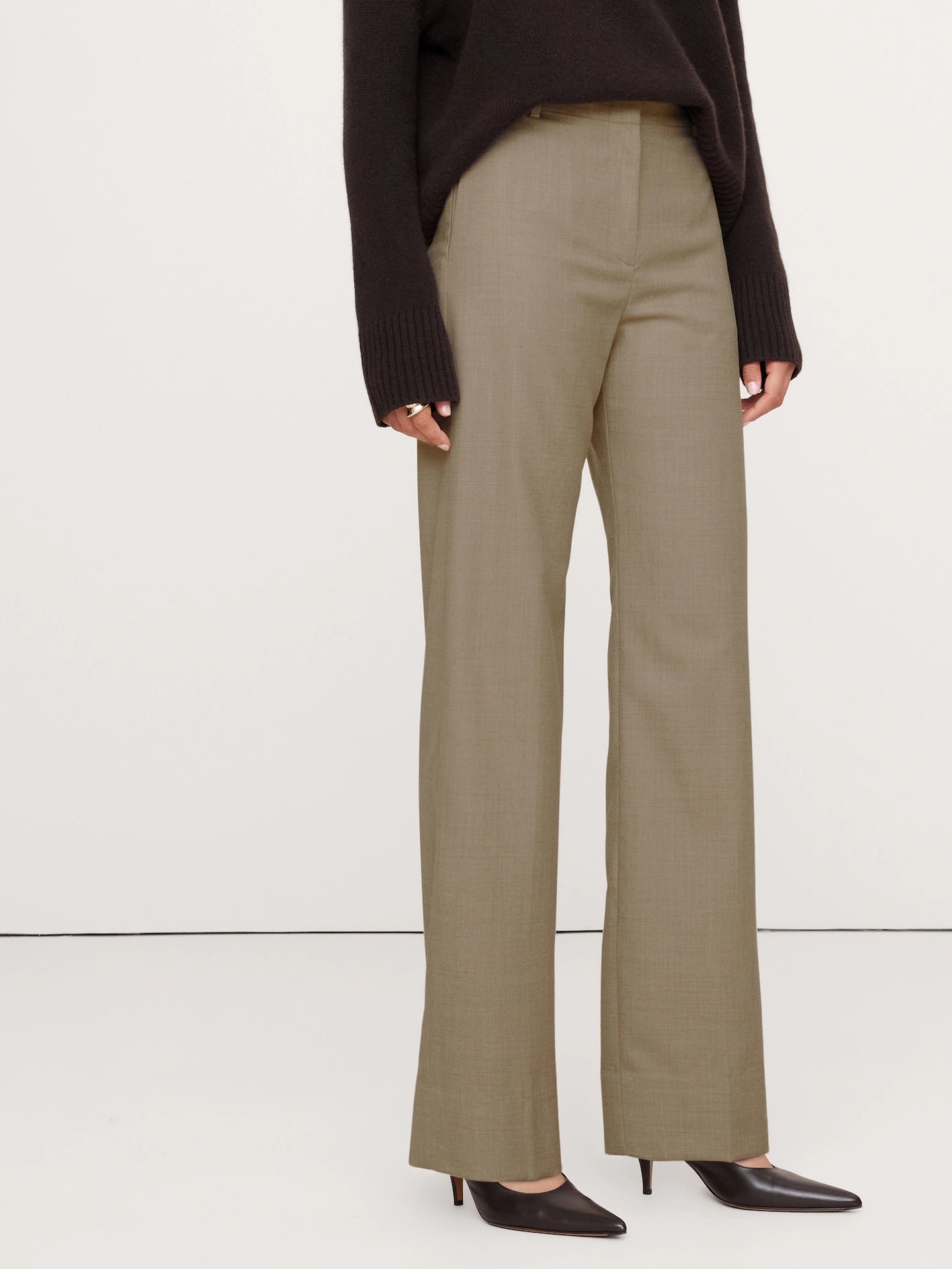 Banana Republic High Rise Modern Straight Pants sz 2