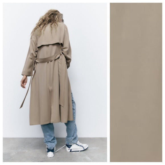 NWT! Zara flowy trench sz S