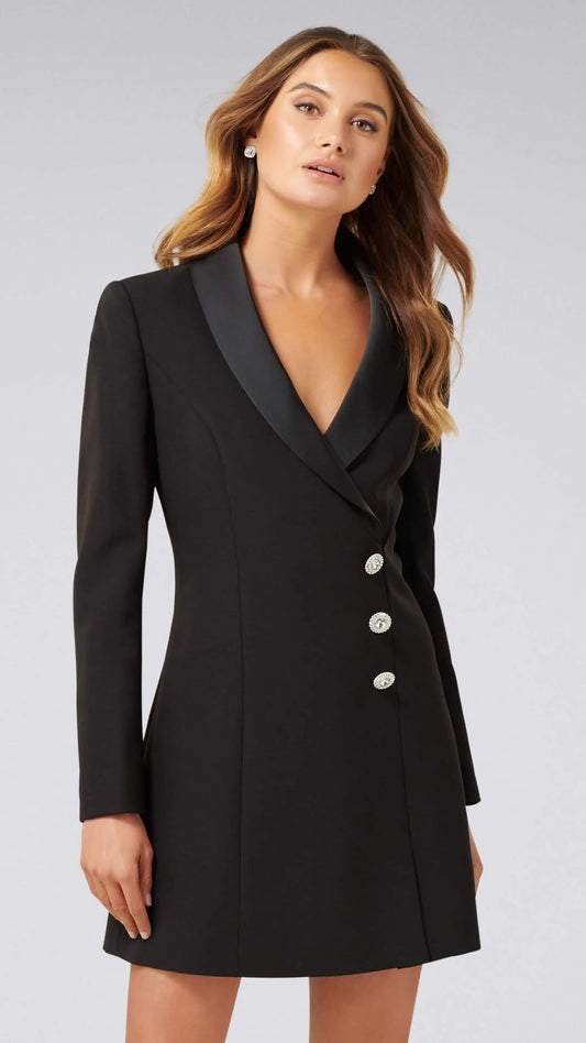 NWT! EverNew "Milla Tuxedo Dress" sz 2 (can fit 4)