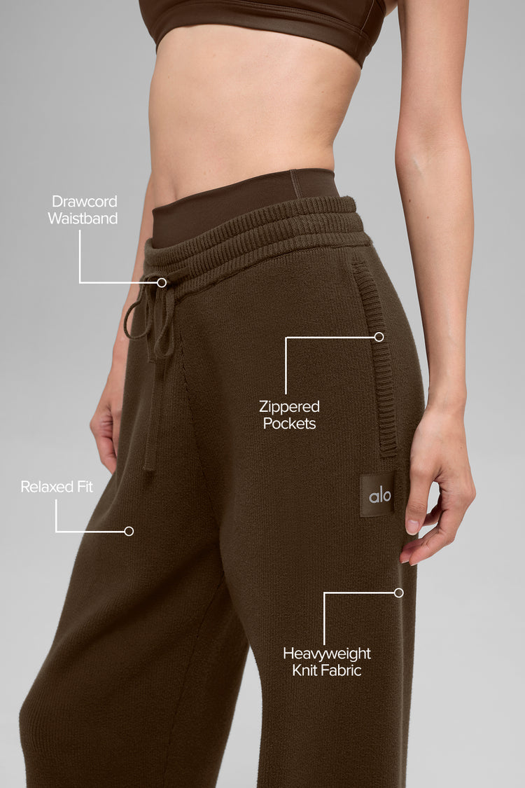 NWOT! Alo Yoga Scholar Straight Leg Sweatpant sz XS (unisex sizing! Fit big!)