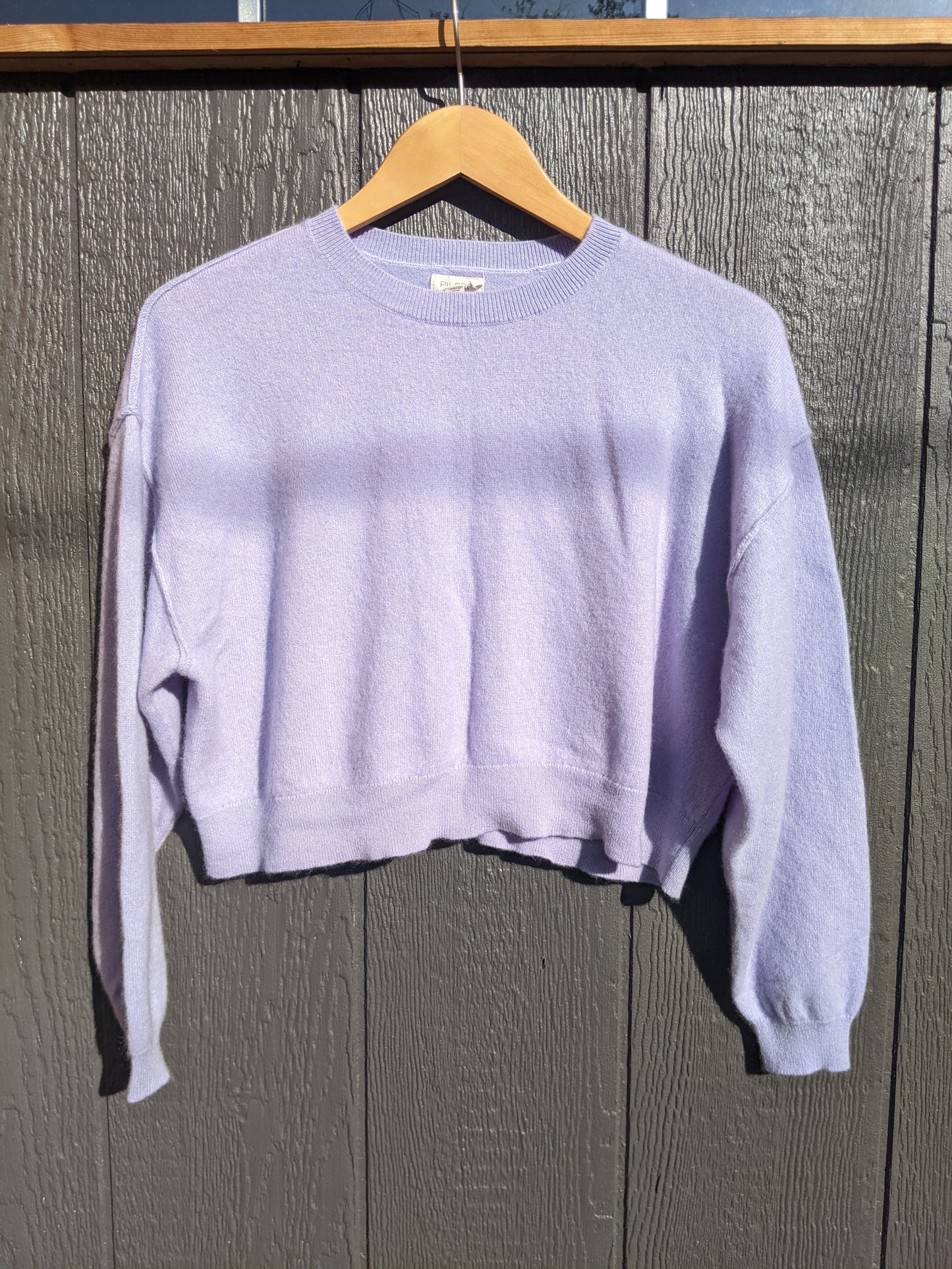 Anthropologie Pilcro "The Alani Cashmere Sweater: Crop Crew-Neck Edition" sz M