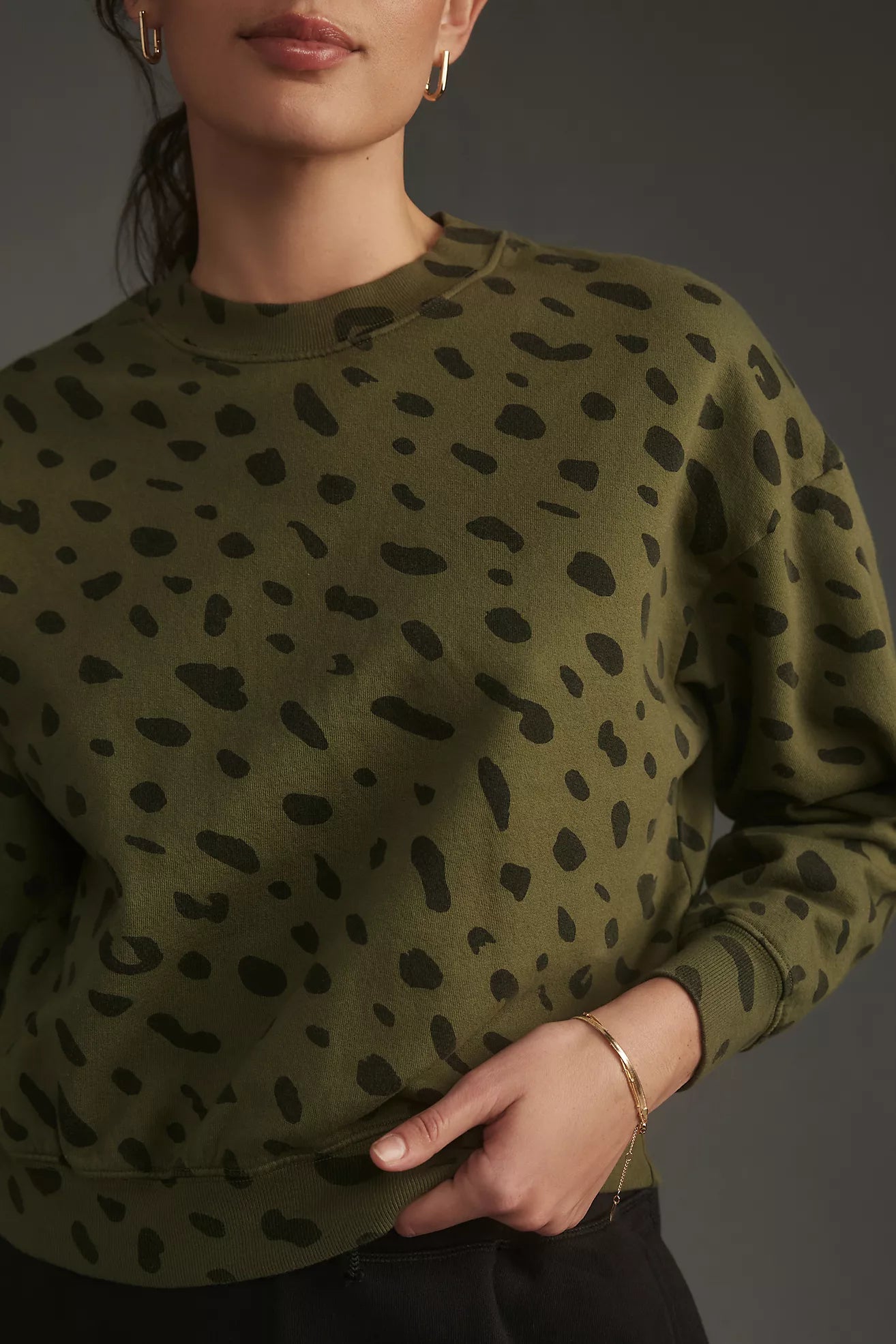 New! Clare V "Le Drop" Sweatshirt sz XS 